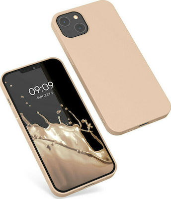 KWmobile Rubberized Umschlag Rückseite Silikon Mother Of Pearl (iPhone 13) 55948.154