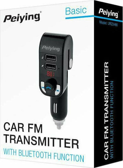 Peiying FM предавател за кола DM-0466 с Bluetooth / MicroSD / USB