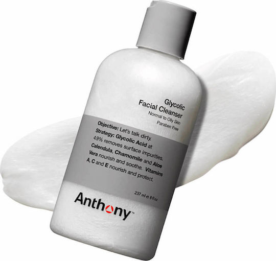 Anthony Glycolic Facial Cleanser Течност Почистване Лице за Акнетични Кожи 237мл