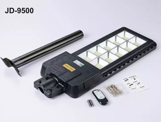 JD9500 Ηλιακό Φωτιστικό Δρόμου με Αισθητήρα Κίνησης, Φωτοκύτταρο και Τηλεχειριστήριο IP65
