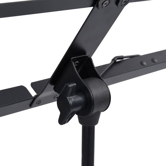 vidaXL Αναλόγιο Ορχήστρας Ύψους 29cm Μαύρο 70074