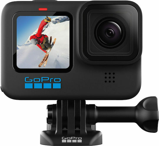 GoPro Hero10 Black Cameră de Acțiune 5K cu Ecran Tactil 2.27" și Wi-Fi Neagră