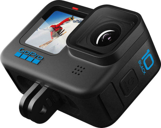 GoPro Hero10 Black Cameră de Acțiune 5K cu Ecran Tactil 2.27" și Wi-Fi Neagră
