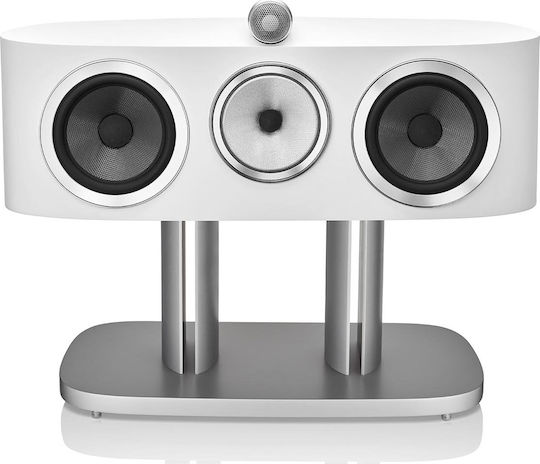 Bowers & Wilkins HTM81 D4 Hi-Fi Speaker Central 500W 3 No of Drivers W84.7xD37.1xH33.4cm. White Glossy
