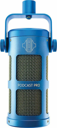 Sontronics Podcast Pro Δυναμικό Microphone XLR Shock Mounted for Studio in Blue Color