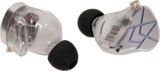 KZ Ακουστικά Ψείρες In Ear KZ ASX Λευκά