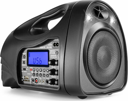 ST016 178.872 Αυτοενισχυόμενο Ηχείο PA 130W με Woofer 6.5" 32x18x21.5εκ.