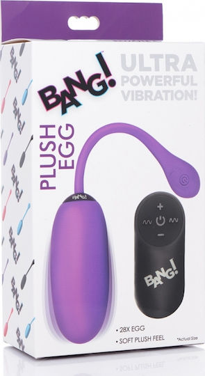 XR Bang! Vibrating Egg With Remote Control Mini Δονητής Egg με Απομακρυσμένο Έλεγχο 8.6cm Purple