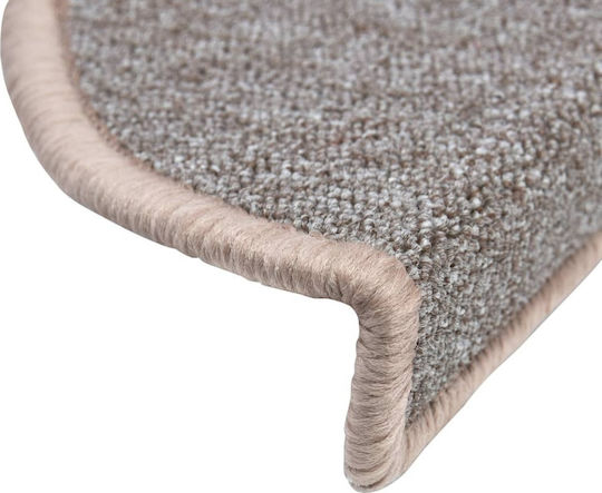 vidaXL Treppenstufenmatten Light Brown 65cm 133886 15Stück