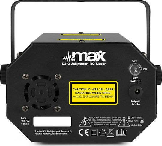 MAX Laser LED DJ10 Jelly Moon Κόκκινο / Πράσινο