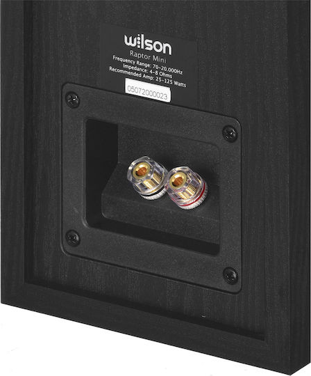 Wilson Audio Raptor Mini Αυτοενισχυόμενα Ηχεία 125W (Ζεύγος) Μαύρα