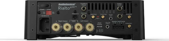 AudioControl Rialto 400 Leistungsverstärker Hi-Fi-Verstärker Stereo 200W/4Ω 100W/8Ω Schwarz