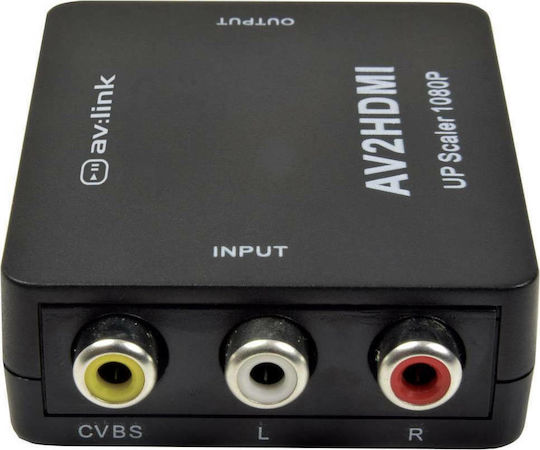 AvLink RCA Weiblich zu HDMI Weiblich Konverter 1 Stück 128.511UK