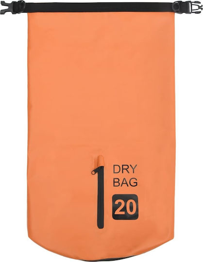 vidaXL Waterproof Shoulder Bag 20L Orange