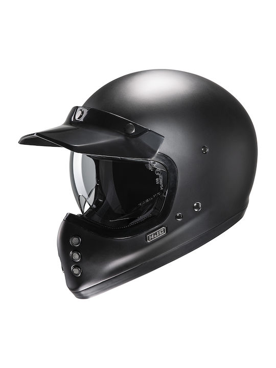 HJC V60 Full Face Helmet ECE 22.06 Semi Flat Black KR4270