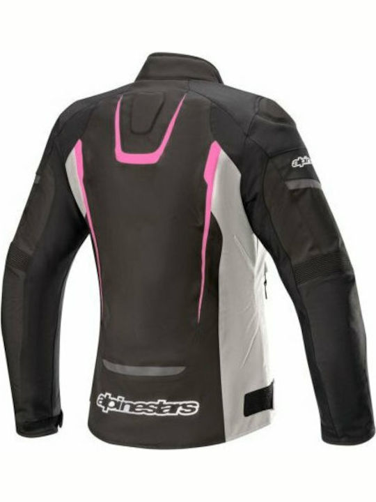 Alpinestars Stella T-Jaws V3 Winter Herren Motorradjacke Wasserdicht Black/White/Pink