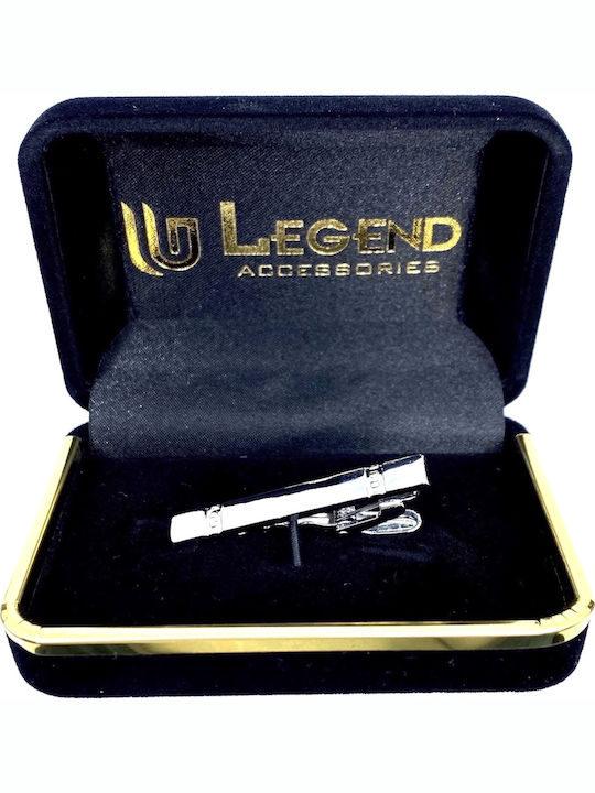 Legend Accessories Клип За Вратовръзка Сребрист