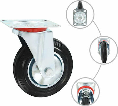 vidaXL Ρόδα Rotating Wheels 8pcs 160mm