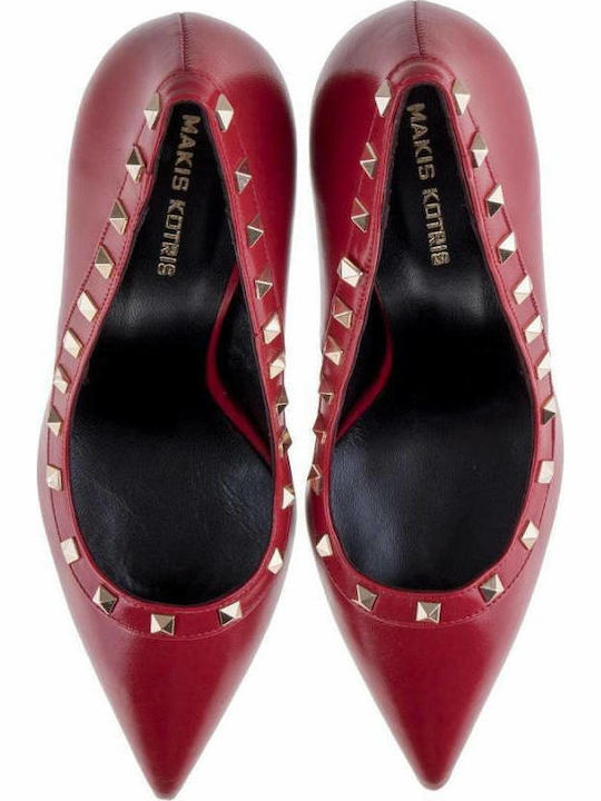 Pointed Toe Stiletto Red High Heels Π