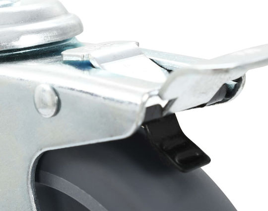 vidaXL 277877 Ρόδες Περιστρεφόμενες από Καουτσούκ 12τμχ 125mm
