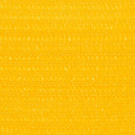 vidaXL Triangular Shade Sail Yellow 4x4x5.8m made of HDPE 160 g/m²