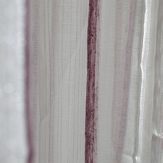 Lino Home Rips με Τρουκς Purple 140x260εκ.