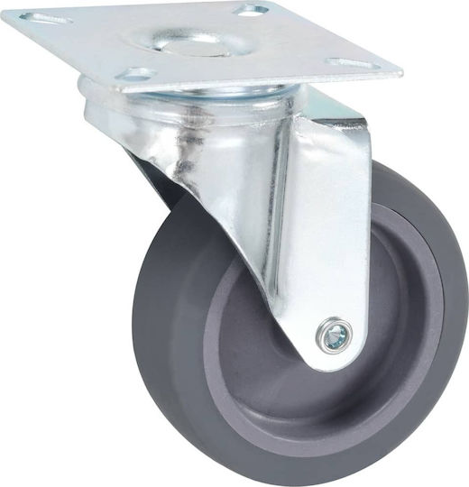 vidaXL 24 Pieces Rotating Wheels Made of Rubber 75x65mm