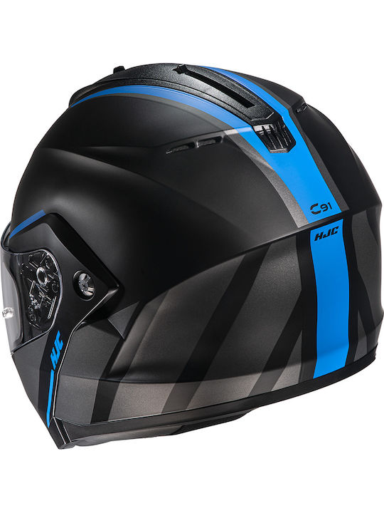 HJC C91 Tero Flip-Up Helmet with Sun Visor DOT MC2SF