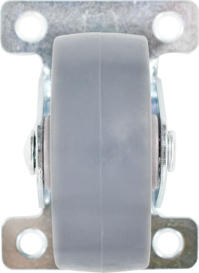 vidaXL Rubber Fixed Wheels 12 Pieces 50mm