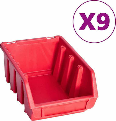 vidaXL Plastic Tool Bin Organiser