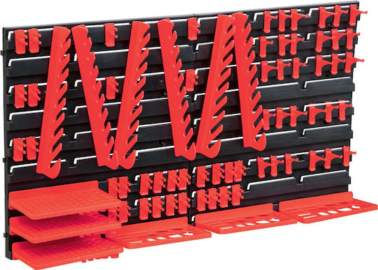 vidaXL Plastic Tool Bin Organiser W35xD38.2cm 71pcs