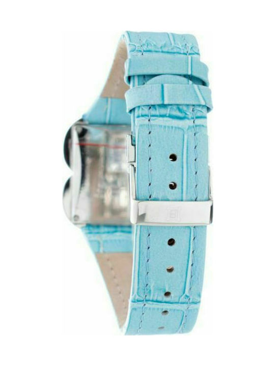 Laura Biagiotti Watch with Turquoise Leather Strap