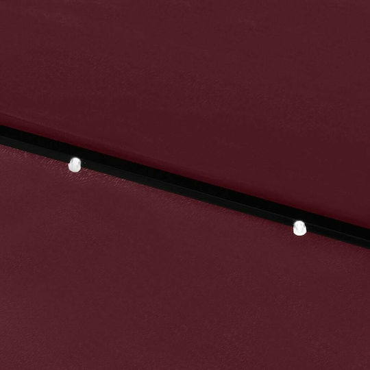Rundschreiben Metall Burgundisch Sonnenschirm F2xY2.47m