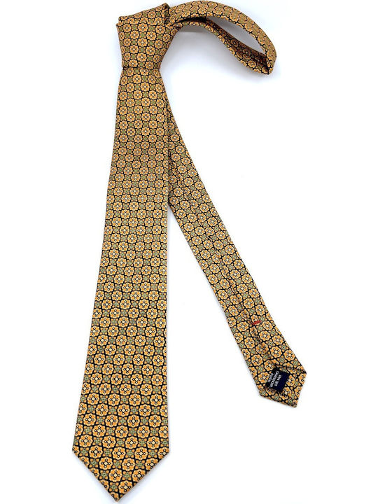 Legend Accessories L-051-91 Silk Men's Tie Printed Yellow