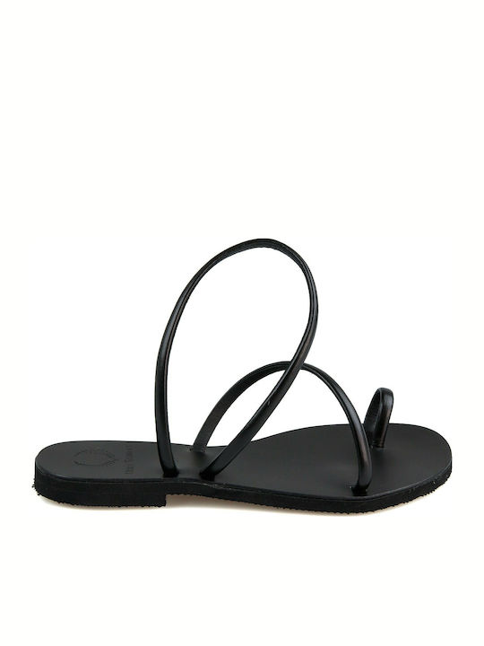 NPD-329 Кожени Дамски Сандали Платформи Черни