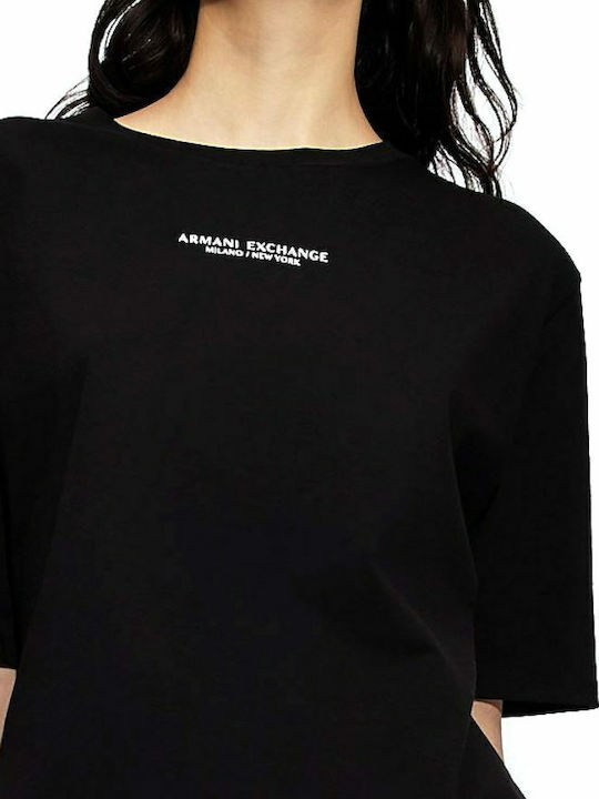 Sommer Midi T-Shirt Kleid Schwarz