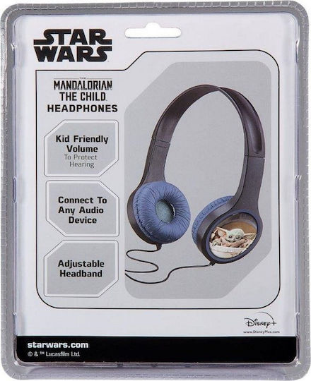 eKids Star Wars Mandalorian Ενσύρματα Παιδικά On Ear Ακουστικά Navy Μπλε