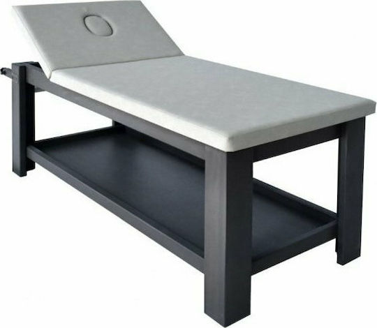 Alpha Pilates Physio Wooden Gray Massage and Physiotherapy Bed 195x75cm