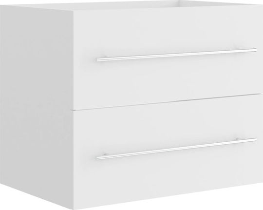 vidaXL Bench without sink L60xW38.5xH48cm White