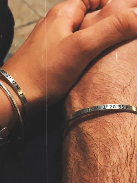 Goldsmith Armband Handschellen für Paare aus Silber