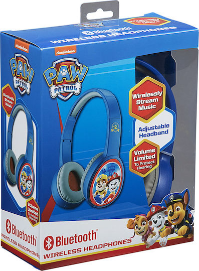 eKids Paw Patrol Wireless / Wired Over Ear Headphones Light Blue