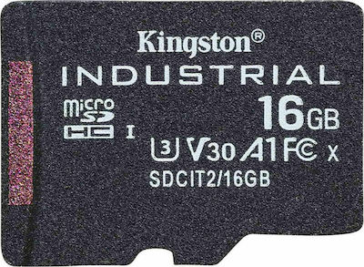 Kingston Industrial microSDHC 16GB Clasa 10 U3 V30 A1 UHS-I