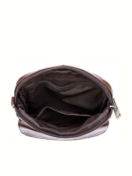 Leather Men's Bag Shoulder / Crossbody Brown