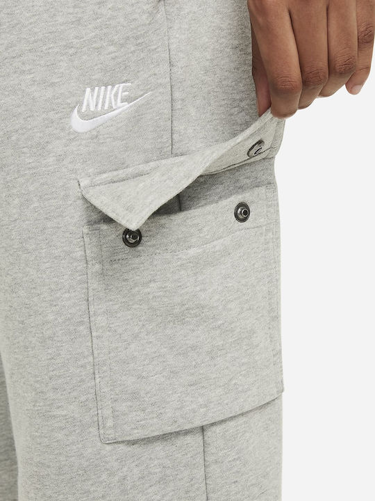 Sportswear Essentials Παντελόνι Φόρμας με Λάστιχο Γκρι