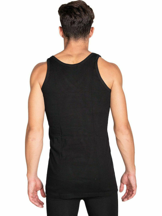 Men's Undershirt Sleeveless in Black Color