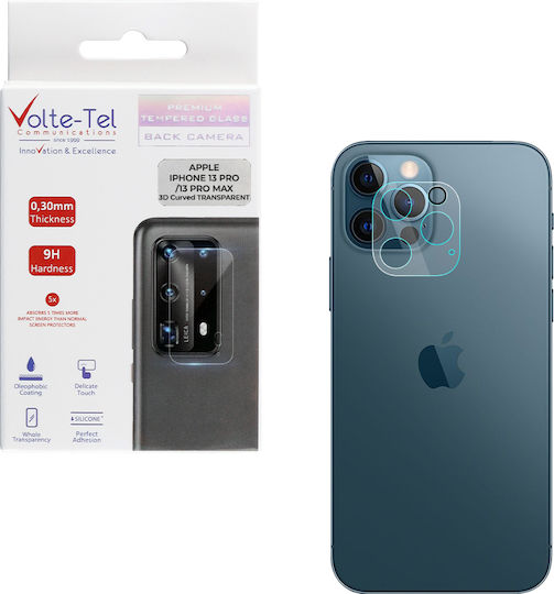 Volte-Tel 0.25mm 3D Curved Camera Protection Tempered Glass for the iPhone 13 Pro Max