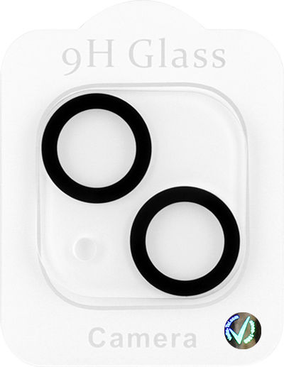 Volte-Tel 0.25mm 3D Curved Camera Protection Tempered Glass Black for the iPhone 13 / 13 mini