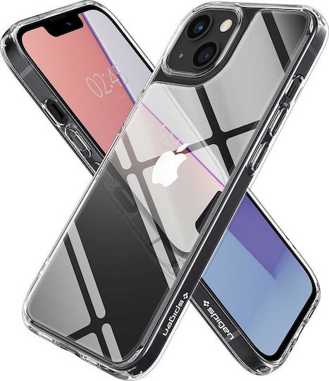 Spigen Quartz Hybrid Back Cover Σιλικόνης Crystal Clear (iPhone 13)