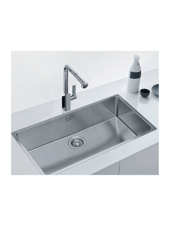 Franke Square BXX 210-80 Ένθετος Νεροχύτης Inox Σατινέ Μ84.9xΠ57cm Ασημί