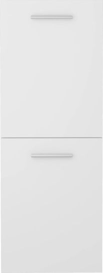 vidaXL Cabinet de baie L30xA30xÎ80cm Alb